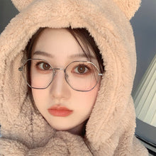 Load image into Gallery viewer, Art Retro Polygon Anti Blue Light Glasses Metal Frame Flat Glasses Fashion Comfortable Transparent Glasses For Women Men