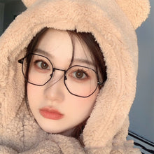 Load image into Gallery viewer, Art Retro Polygon Anti Blue Light Glasses Metal Frame Flat Glasses Fashion Comfortable Transparent Glasses For Women Men