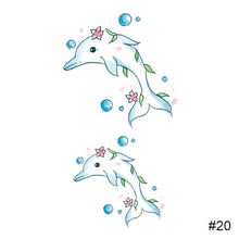 Load image into Gallery viewer, Temporary Colorful Small Fresh Tattoo Stickers Waterproof Long-lasting Tattoo Stickers Fashion Body Art Tattoo Stickers