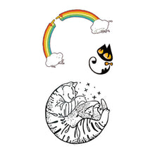 Load image into Gallery viewer, Personalized Colorful Small Fresh Tattoo Stickers Waterproof Long-lasting Tattoo Stickers Temporary Body Art Tattoo Stickers