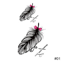 Load image into Gallery viewer, Colorful Small Fresh Tattoo Stickers Waterproof Long-lasting Tattoo Stickers Temporary Body Art Tattoo For Women Men