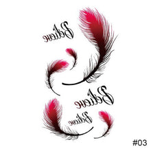Load image into Gallery viewer, Colorful Small Fresh Tattoo Stickers Waterproof Long-lasting Tattoo Stickers Temporary Body Art Tattoo For Women Men