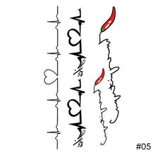 Load image into Gallery viewer, Colorful Small Fresh Tattoo Stickers Waterproof Long-lasting Tattoo Stickers Temporary Body Art Tattoo For Women Men