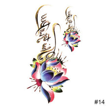 Load image into Gallery viewer, Colorful Small Fresh Tattoo Stickers Waterproof Long-lasting Tattoo Stickers Temporary Body Art Tattoo For Women Men