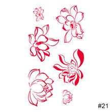 Load image into Gallery viewer, Colorful Small Fresh Tattoo Stickers Waterproof Long-lasting Tattoo Stickers Temporary Body Art Tattoo For Women Men