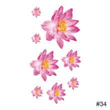 Load image into Gallery viewer, Colorful Small Fresh Tattoo Stickers Waterproof Long-lasting Tattoo Stickers Temporary Body Art Tattoo For Women Men