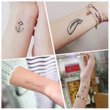 Load image into Gallery viewer, Colorful Small Fresh Tattoo Stickers Waterproof Long-lasting Tattoo Stickers Temporary Arm Leg Chest Body Art Tattoo Stickers