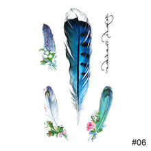 Load image into Gallery viewer, Colorful Small Fresh Tattoo Stickers Waterproof Long-lasting Tattoo Stickers Temporary Arm Leg Chest Body Art Tattoo Stickers