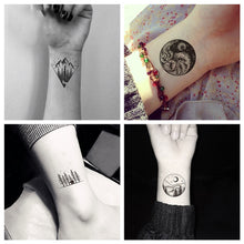 Load image into Gallery viewer, Fashion Black Small Fresh Tattoo Stickers Waterproof Long-lasting Tattoo Stickers Temporary Arm Leg Chest Body Art Tattoo