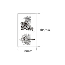 Load image into Gallery viewer, Fashion Simple Black Tattoo Stickers Waterproof Long-lasting Tattoo Stickers Temporary Body Art Tattoo For Women Men
