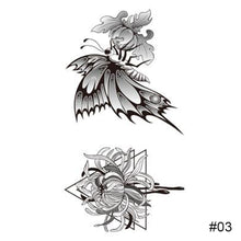 Load image into Gallery viewer, Fashion Simple Black Tattoo Stickers Waterproof Long-lasting Tattoo Stickers Temporary Body Art Tattoo For Women Men