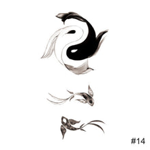 Load image into Gallery viewer, Black Small Fresh Tattoo Stickers Waterproof Long Lasting Temporary Tattoo Stickers Body Art Tattoo Stickers For Women Men
