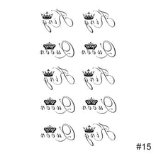 Load image into Gallery viewer, Black Small Fresh Tattoo Stickers Waterproof Long Lasting Temporary Tattoo Stickers Body Art Tattoo Stickers For Women Men