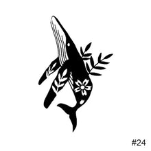 Load image into Gallery viewer, Black Small Fresh Tattoo Stickers Waterproof Long Lasting Temporary Tattoo Stickers Body Art Tattoo Stickers For Women Men