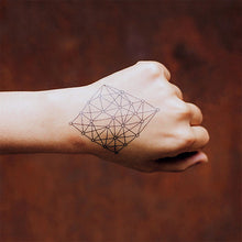 Load image into Gallery viewer, Black Small Fresh Tattoo Stickers Waterproof Long Lasting Temporary Tattoo Stickers Arm Leg Chest Body Art Tattoo Stickers