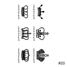 Load image into Gallery viewer, Black Small Fresh Tattoo Stickers Waterproof Long Lasting Temporary Tattoo Stickers Arm Leg Chest Body Art Tattoo Stickers