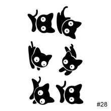 Load image into Gallery viewer, Black Small Fresh Tattoo Stickers Waterproof Long Lasting Temporary Tattoo Stickers Arm Leg Chest Body Art Tattoo Stickers
