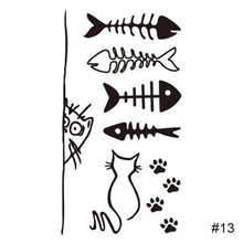 Load image into Gallery viewer, Simple Black Small Fresh Tattoo Stickers Waterproof Long Lasting Tattoo Stickers Arm Leg Chest Body Art Tattoo Stickers