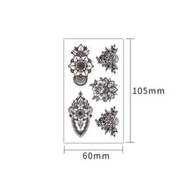 Load image into Gallery viewer, Fashion Black Small Fresh Tattoo Stickers Waterproof Long Lasting Tattoo Stickers Body Art Tattoo Temporary Tattoo Stickers