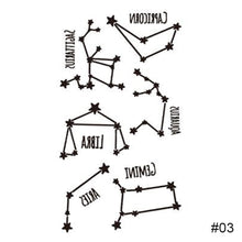 Load image into Gallery viewer, Fashion Black Small Fresh Tattoo Stickers Waterproof Long Lasting Tattoo Stickers Body Art Tattoo Temporary Tattoo Stickers