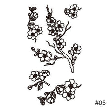 Load image into Gallery viewer, Fashion Black Small Fresh Tattoo Stickers Waterproof Long Lasting Tattoo Stickers Body Art Tattoo Temporary Tattoo Stickers