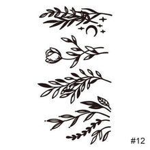 Load image into Gallery viewer, Fashion Black Small Fresh Tattoo Stickers Waterproof Long Lasting Tattoo Stickers Body Art Tattoo Temporary Tattoo Stickers