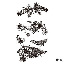 Load image into Gallery viewer, Fashion Black Small Fresh Tattoo Stickers Waterproof Long Lasting Tattoo Stickers Body Art Tattoo Temporary Tattoo Stickers
