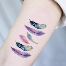 Load image into Gallery viewer, Colorful Small Fresh Tattoo Stickers Waterproof Long Lasting Tattoo Stickers Body Art Paste Painting Tattoo For Women Men