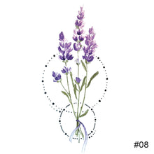 Load image into Gallery viewer, Colorful Small Fresh Tattoo Stickers Waterproof Long Lasting Tattoo Stickers Body Art Paste Painting Tattoo For Women Men