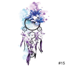 Load image into Gallery viewer, Colorful Small Fresh Tattoo Stickers Waterproof Long Lasting Tattoo Stickers Body Art Paste Painting Tattoo For Women Men