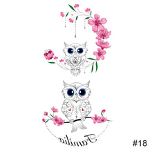 Load image into Gallery viewer, Colorful Small Fresh Tattoo Stickers Waterproof Long Lasting Tattoo Stickers Body Art Paste Painting Tattoo For Women Men
