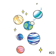 Load image into Gallery viewer, Colorful Small Fresh Tattoo Stickers Waterproof Long Lasting Tattoo Stickers Body Art Paste Painting Tattoo For Women Men