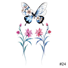 Load image into Gallery viewer, Colorful Small Fresh Tattoo Stickers Waterproof Long Lasting Tattoo Stickers Body Art Paste Painting Tattoo For Women Men