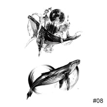 Load image into Gallery viewer, Small Fresh Black Tattoo Stickers Waterproof Long Lasting Tattoo Stickers Arm Leg Chest Body Art Paste Painting Tattoo