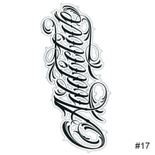 Load image into Gallery viewer, Small Fresh Black Tattoo Stickers Waterproof Long Lasting Tattoo Stickers Arm Leg Chest Body Art Paste Painting Tattoo