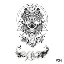 Load image into Gallery viewer, Small Fresh Black Tattoo Stickers Waterproof Long Lasting Tattoo Stickers Arm Leg Chest Body Art Paste Painting Tattoo
