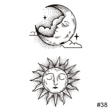 Load image into Gallery viewer, Small Fresh Black Tattoo Stickers Waterproof Long Lasting Tattoo Stickers Arm Leg Chest Body Art Paste Painting Tattoo
