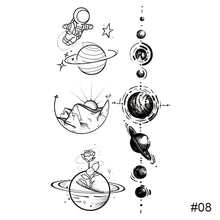 Load image into Gallery viewer, Small Fresh Black Tattoo Stickers Waterproof Long Lasting Tattoo Stickers Temporary Arm Leg Chest Body Art Tattoo