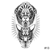 Load image into Gallery viewer, Small Fresh Black Tattoo Stickers Waterproof Long Lasting Tattoo Stickers Temporary Arm Leg Chest Body Art Tattoo