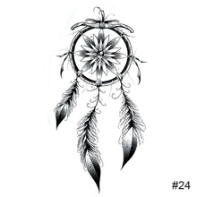 Load image into Gallery viewer, Small Fresh Black Tattoo Stickers Waterproof Long Lasting Tattoo Stickers Temporary Arm Leg Chest Body Art Tattoo