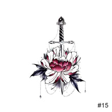 Load image into Gallery viewer, Temporary Small Fresh Colorful Tattoo Stickers Waterproof Long Lasting Tattoo Stickers Body Art Paste Painting Tattoo