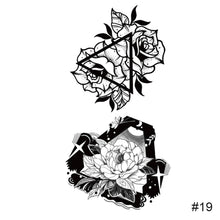 Load image into Gallery viewer, Temporary Small Fresh Black Tattoo Stickers Waterproof Long Lasting Tattoo Stickers Arm Leg Chest Body Art Tattoo