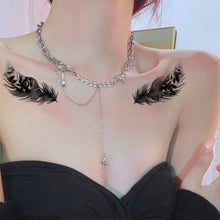 Load image into Gallery viewer, Small Fresh Black Tattoo Stickers Waterproof Long Lasting Tattoo Stickers Body Art Tattoo For Women Men