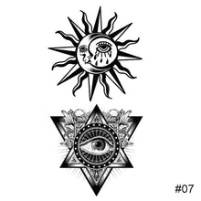 Load image into Gallery viewer, Small Fresh Black Tattoo Stickers Waterproof Long Lasting Tattoo Stickers Body Art Tattoo For Women Men