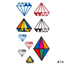Load image into Gallery viewer, Temporary Small Fresh Tattoo Stickers Waterproof Long Lasting Tattoo Stickers Body Art Paste Painting Tattoo For Women Men