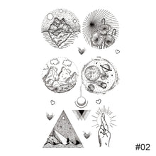 Load image into Gallery viewer, Temporary Small Fresh Tattoo Stickers Waterproof Long Lasting Tattoo Stickers Arm Leg Chest Body Art Tattoo