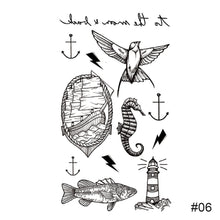 Load image into Gallery viewer, Temporary Small Fresh Tattoo Stickers Waterproof Long Lasting Tattoo Stickers Arm Leg Chest Body Art Tattoo