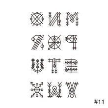 Load image into Gallery viewer, Temporary Small Fresh Tattoo Stickers Waterproof Long Lasting Tattoo Stickers Arm Leg Chest Body Art Tattoo