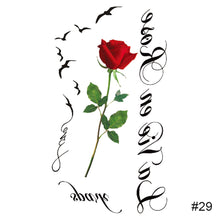 Load image into Gallery viewer, Small Fresh Tattoo Stickers Waterproof Long Lasting Tattoo Stickers Arm Leg Chest Body Art Tattoo For Women Men