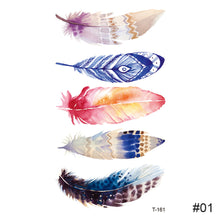 Load image into Gallery viewer, Temporary Small Fresh Tattoo Stickers Waterproof Long Lasting Tattoo Stickers Body Art Tattoo For Women Men